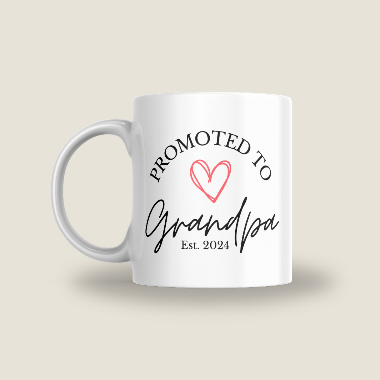 Grandparent Pregnancy Announcement Mug