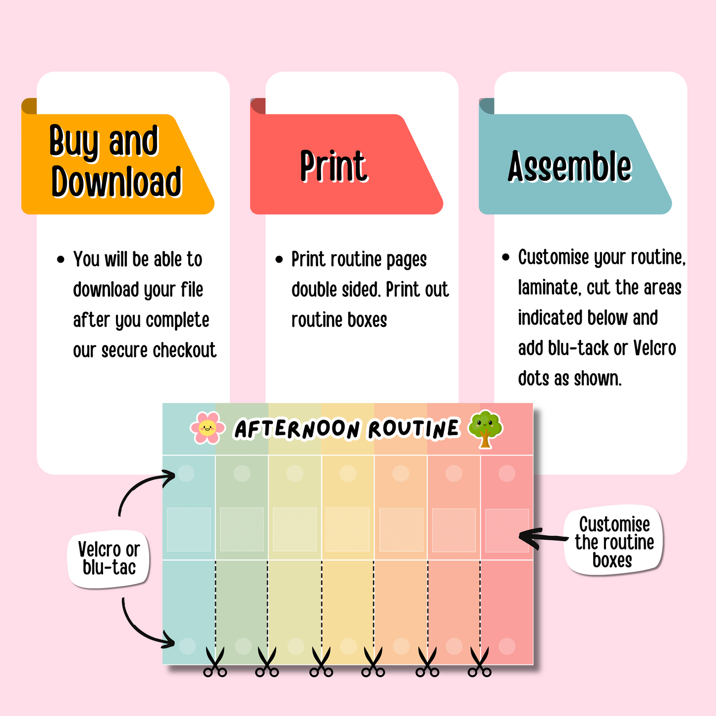 Custom Routine Checklist (Digital Product)