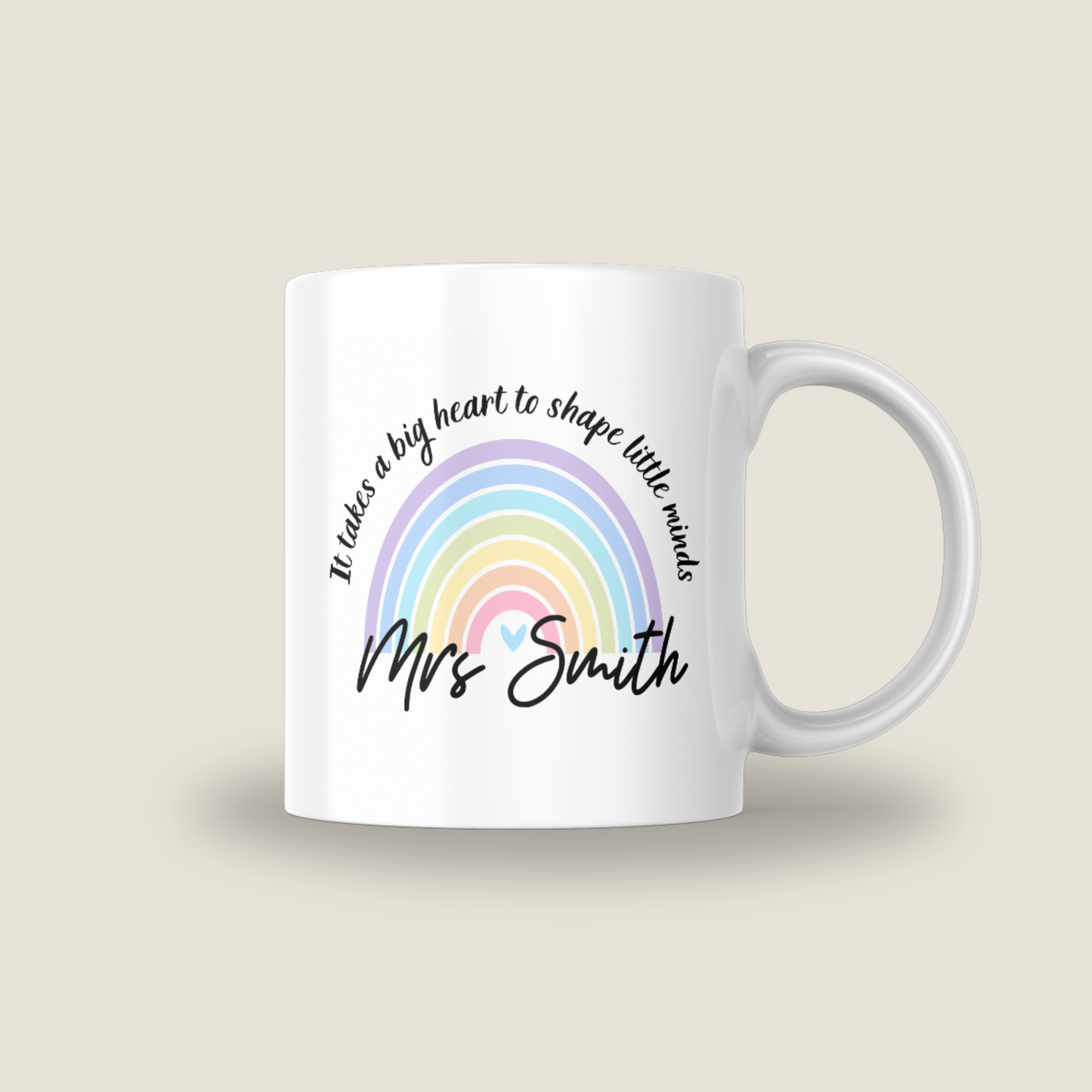 Teacher Pastel Rainbow Mug