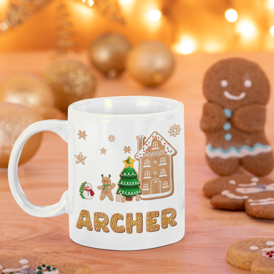 Gingerbread Joy Christmas Mug