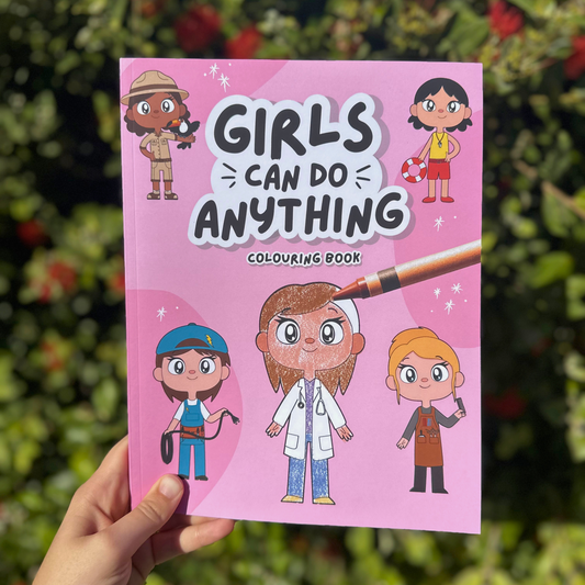 Girls Can Do Anything Colouring Book