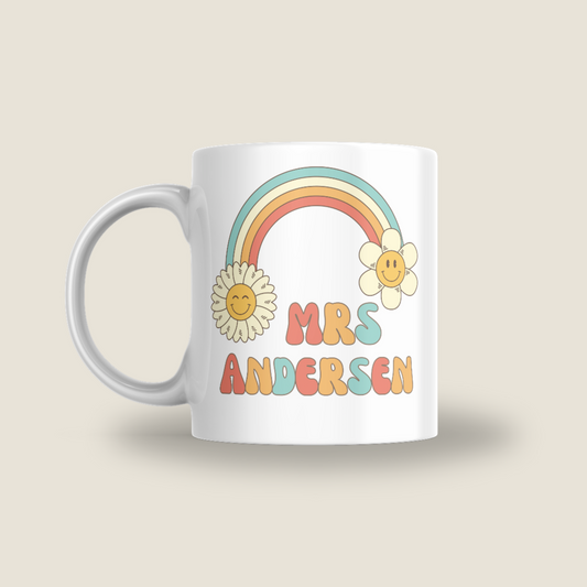 Groovy Teacher Mug