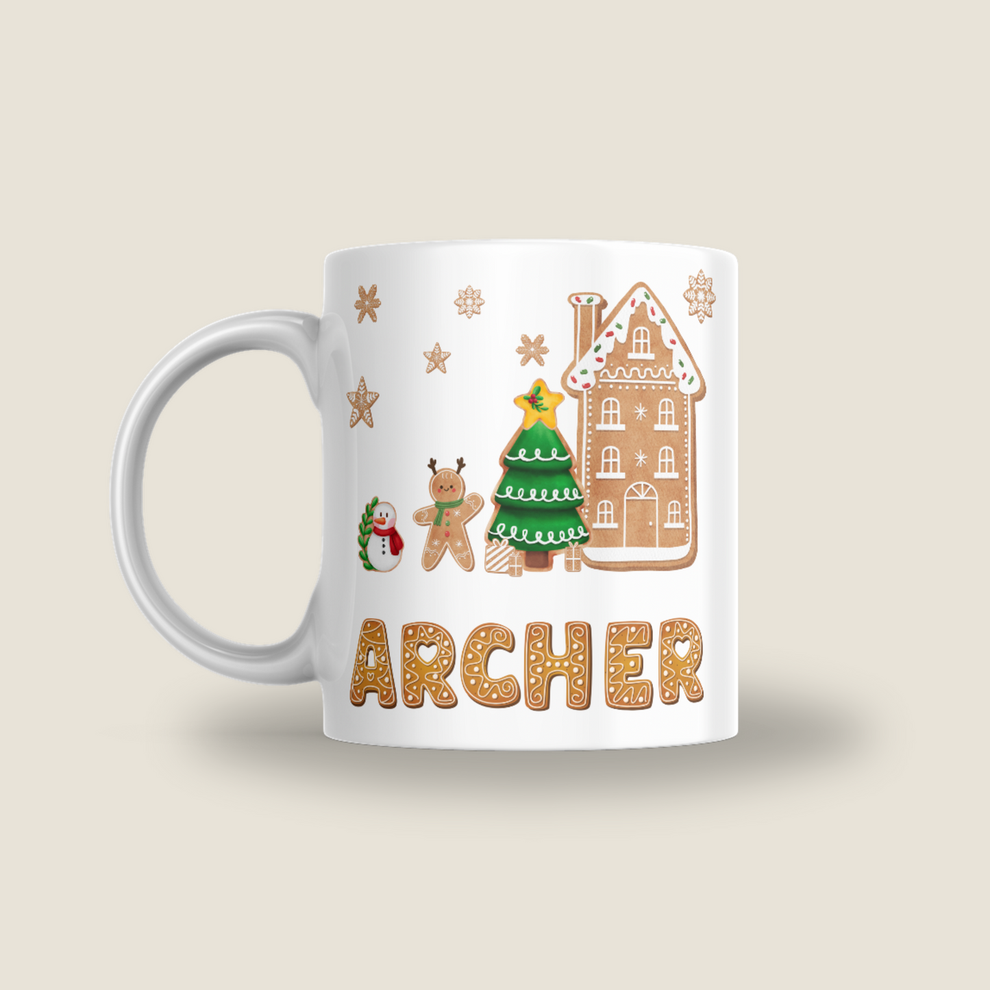 Gingerbread Joy Christmas Mug