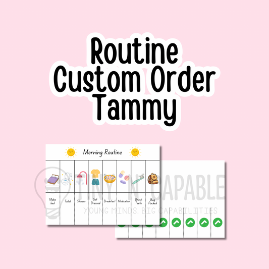 Morning routine Tammy