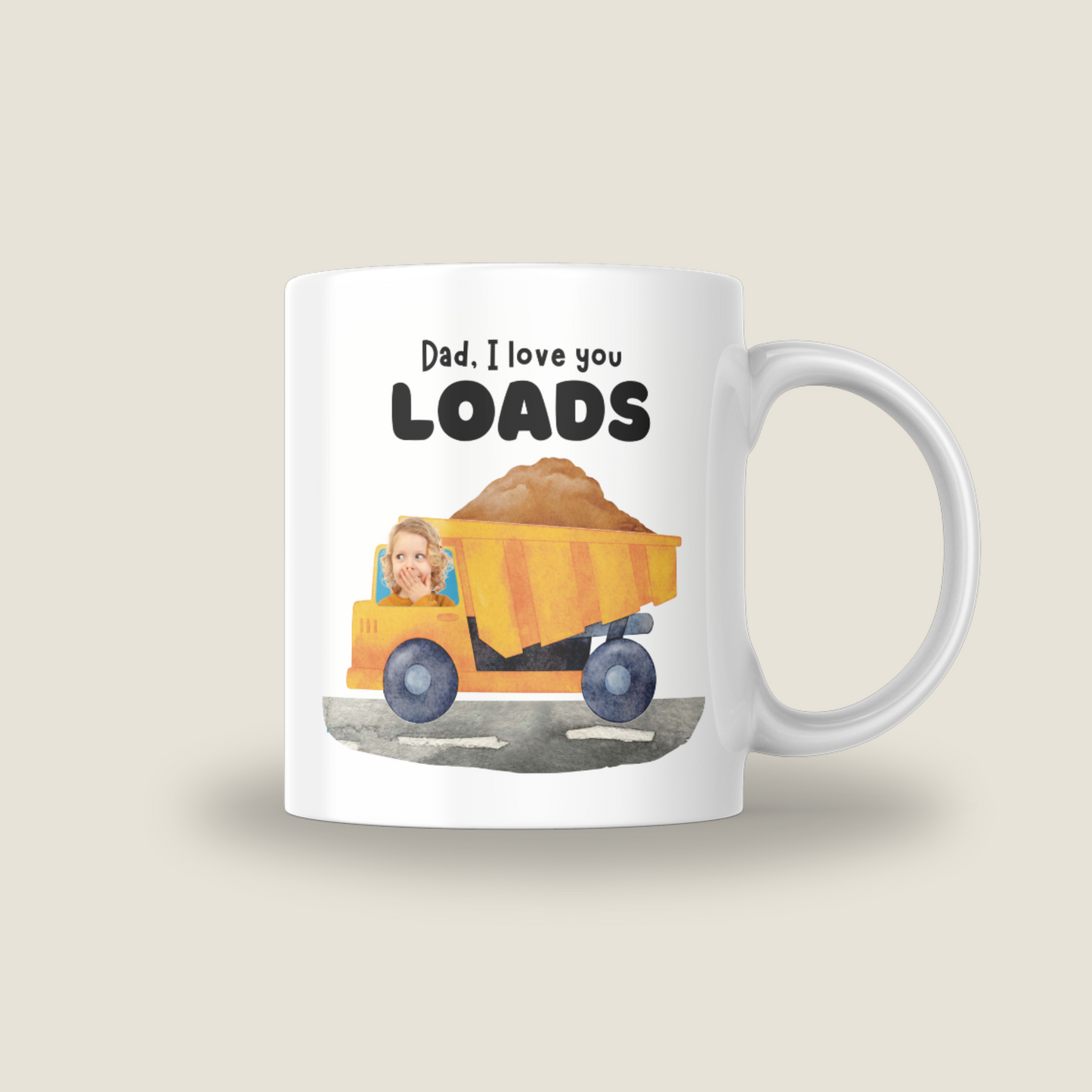 Construction Dad Photo Mug