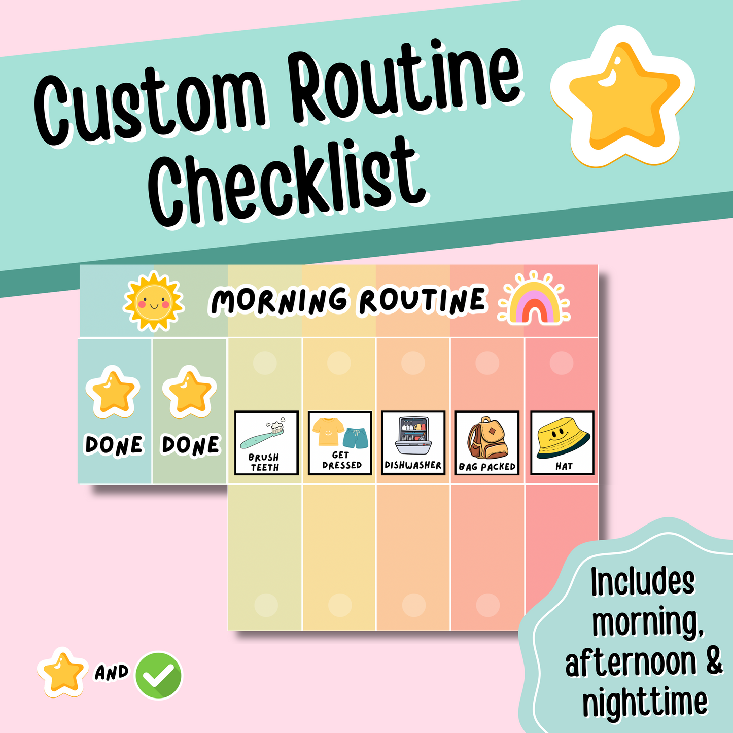 Custom Routine Checklist (Digital Product)