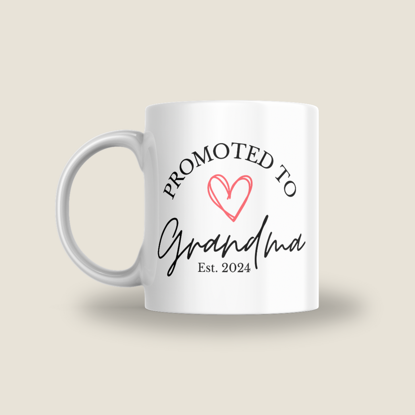 Grandparent Pregnancy Announcement Mug