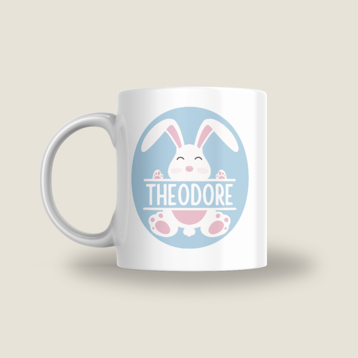 Blue Easter Bunny Mug