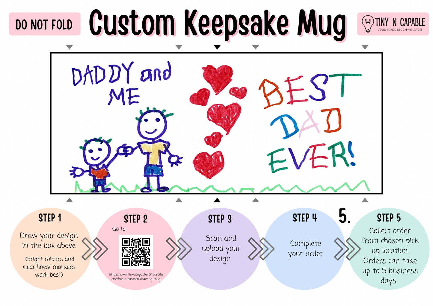 Child’s custom drawing mug