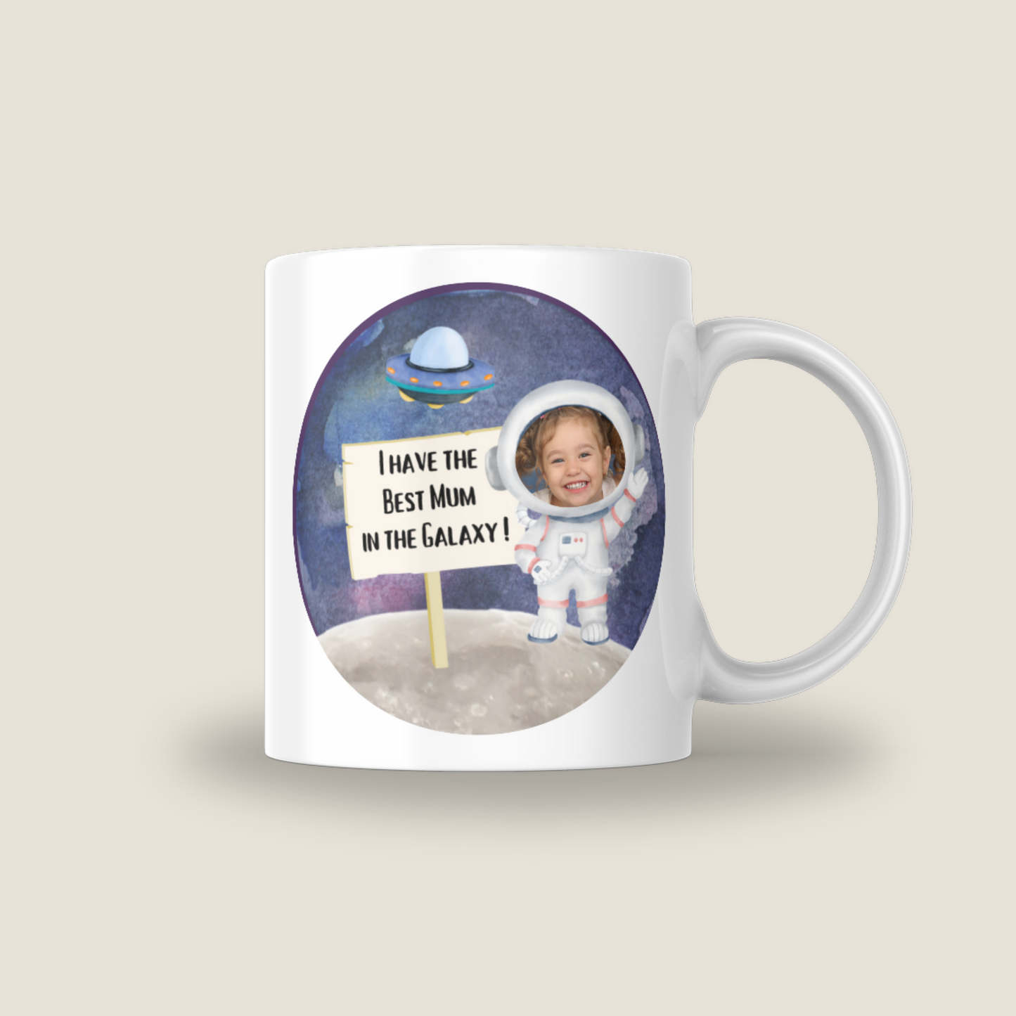 Space Mum Photo Mug