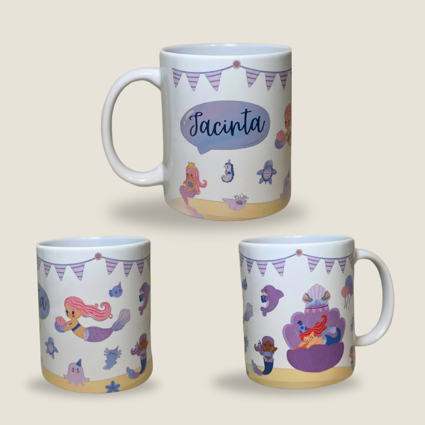 Mermaid Party Kids Mug