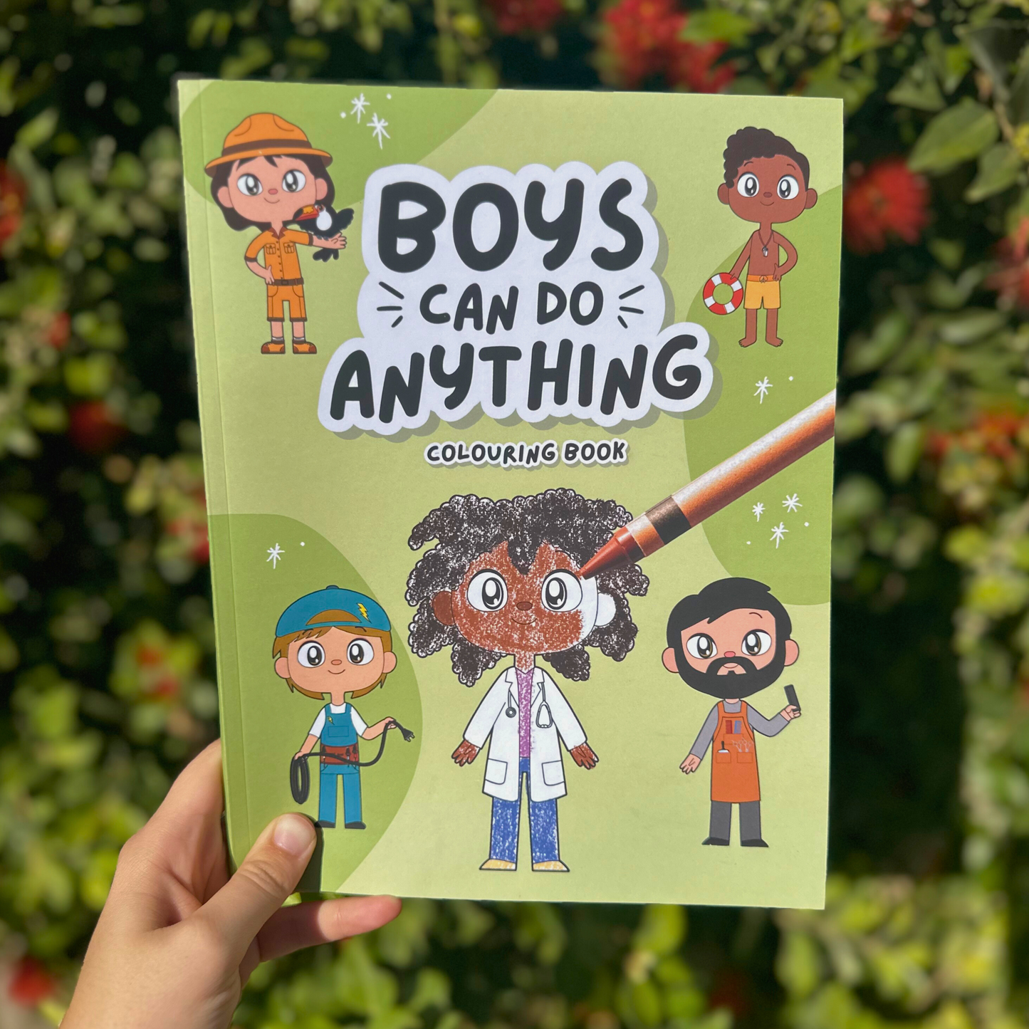 Boys Can Do Anything Colouring Book