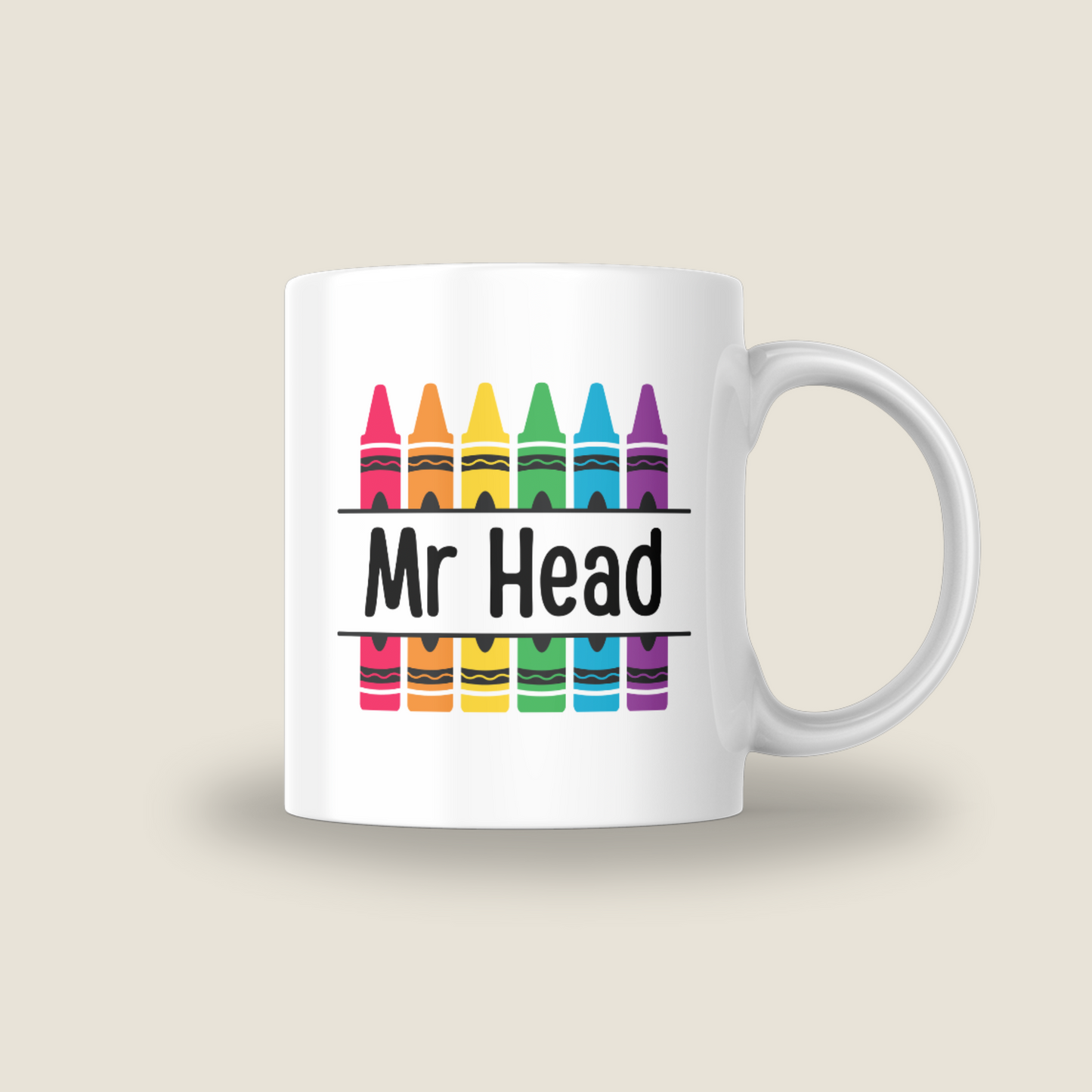 Teacher Crayon Mug