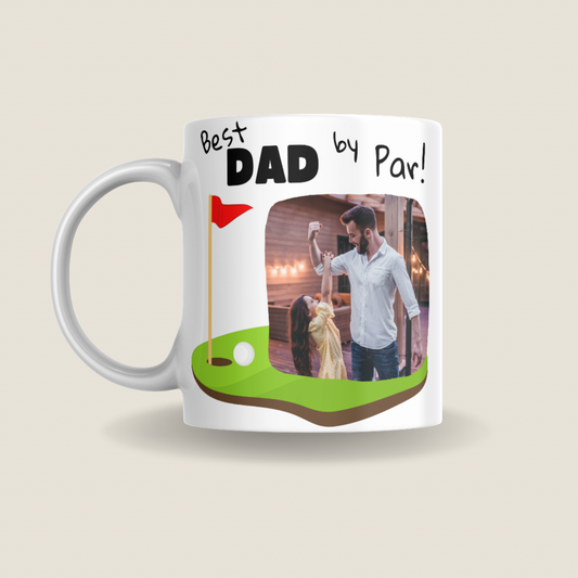 Golf Dad Photo Mug